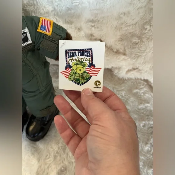 10'' Mini US Air Force Teddy Bear in Flight Suit Bear Forces of America NWT - Picture 4 of 8